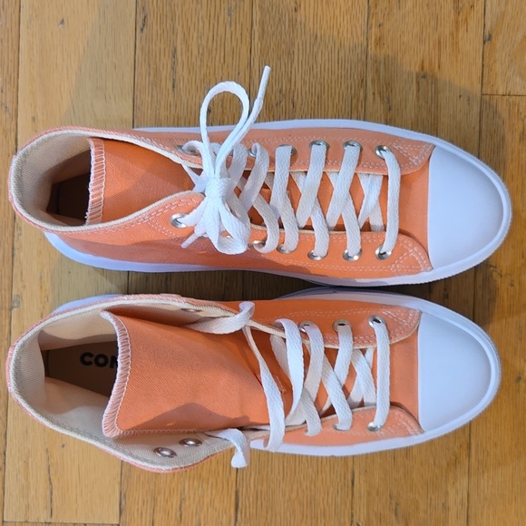 Converse CTAS Move Hi Womens Size 9 Platform Hi Lawn Flamingo NWOB A03544C - Picture 4 of 7